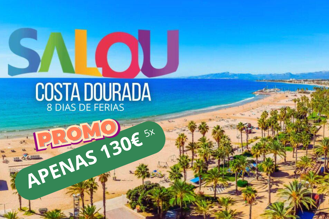 SALOU COSTA DOURADA  DE 13 a 20 DE SETEMBRO  PROMO 650€