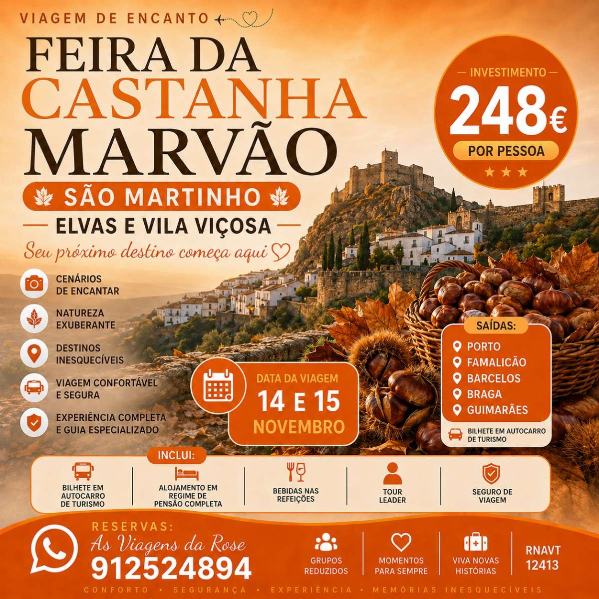 FESTA DA CASTANHA DE MARVÃO (14 a15 Novembro)